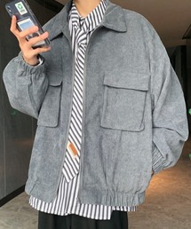 ルーズシルエットコーデュロイブルゾン