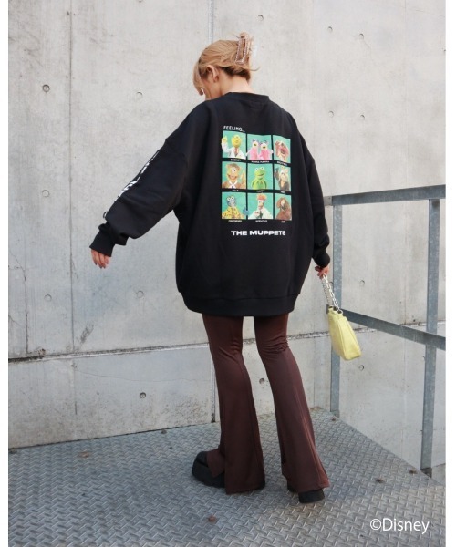 FIG&VIPER（フィグアンドバイパー）の「Kermit feeling BIG PO（Tシャツ/カットソー・レディース・ホワイト/ブラック/パープル・FREE）」の12枚目の写真