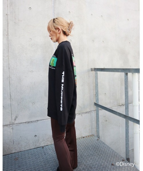 FIG&VIPER（フィグアンドバイパー）の「Kermit feeling BIG PO（Tシャツ/カットソー・レディース・ホワイト/ブラック/パープル・FREE）」の22枚目の写真