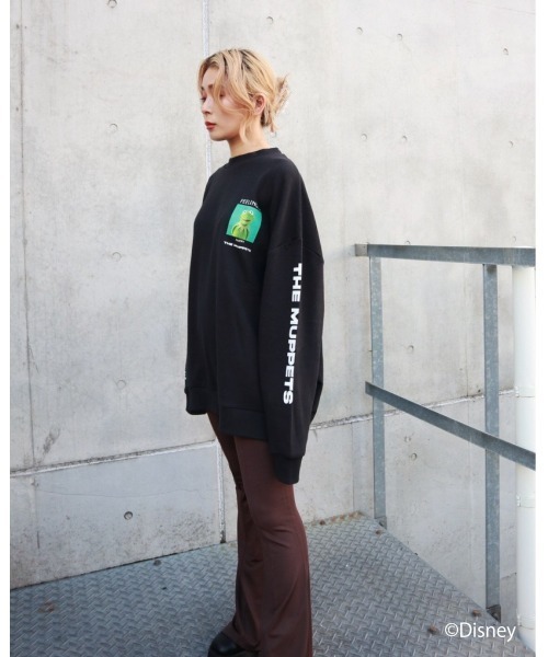 FIG&VIPER（フィグアンドバイパー）の「Kermit feeling BIG PO（Tシャツ/カットソー・レディース・ホワイト/ブラック/パープル・FREE）」の19枚目の写真