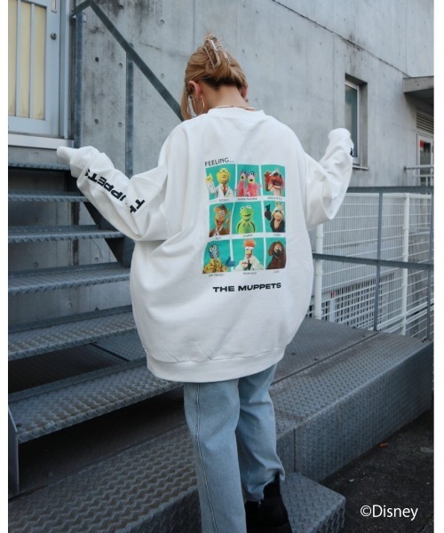 FIG&VIPER（フィグアンドバイパー）の「Kermit feeling BIG PO（Tシャツ/カットソー・レディース・ホワイト/ブラック/パープル・FREE）」の17枚目の写真