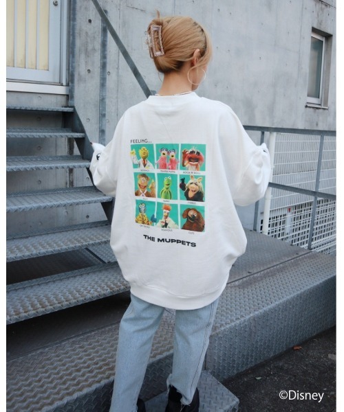 FIG&VIPER（フィグアンドバイパー）の「Kermit feeling BIG PO（Tシャツ/カットソー・レディース・ホワイト/ブラック/パープル・FREE）」の6枚目の写真