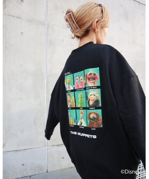 FIG&VIPER（フィグアンドバイパー）の「Kermit feeling BIG PO（Tシャツ/カットソー・レディース・ホワイト/ブラック/パープル・FREE）」の9枚目の写真