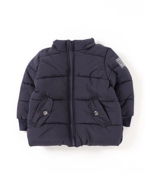 Noeil aime BeBe(ノイユエイムベベ)の「Noeil aime BeBe/撥水 2WAY フード 取り外し 中綿 コート (90~130cm)(ダウンジャケット/コート・キッズ・ベージュ/ネイビー・100/110/90/130/120)」の22枚目の写真