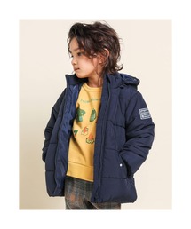 Noeil aime BeBe/撥水 2WAY フード 取り外し 中綿 コート (90~130cm)