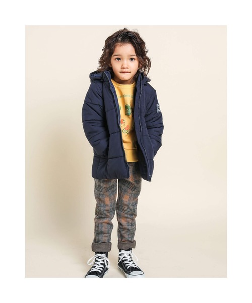 Noeil aime BeBe(ノイユエイムベベ)の「Noeil aime BeBe/撥水 2WAY フード 取り外し 中綿 コート (90~130cm)(ダウンジャケット/コート・キッズ・ベージュ/ネイビー・100/110/90/130/120)」の19枚目の写真