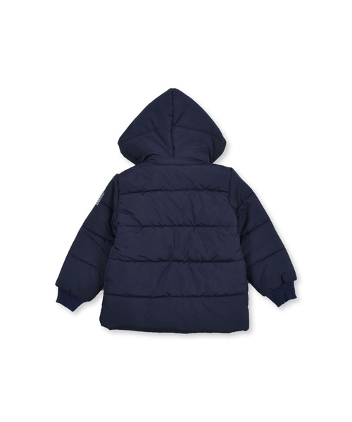 Noeil aime BeBe(ノイユエイムベベ)の「Noeil aime BeBe/撥水 2WAY フード 取り外し 中綿 コート (90~130cm)(ダウンジャケット/コート・キッズ・ベージュ/ネイビー・100/110/90/130/120)」の4枚目の写真