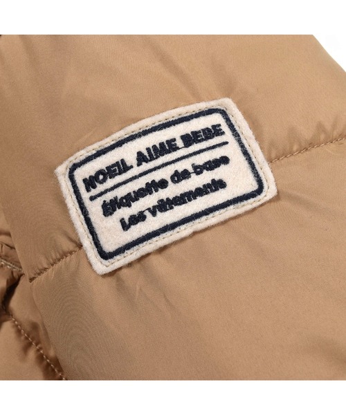 Noeil aime BeBe(ノイユエイムベベ)の「Noeil aime BeBe/撥水 2WAY フード 取り外し 中綿 コート (90~130cm)(ダウンジャケット/コート・キッズ・ベージュ/ネイビー・100/110/90/130/120)」の15枚目の写真