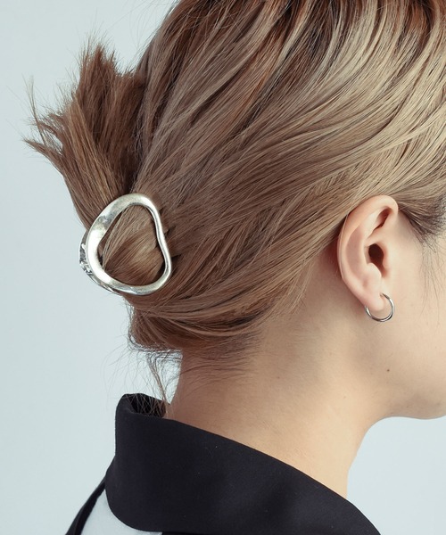 GOLDY（ゴールディ）の「カーム トライアングル バンス クリップ（バレッタ/ヘアクリップ・レディース・シルバー/ゴールド/シルバー系その他/ゴールド系その他/ブラック・FREE）」の11枚目の写真