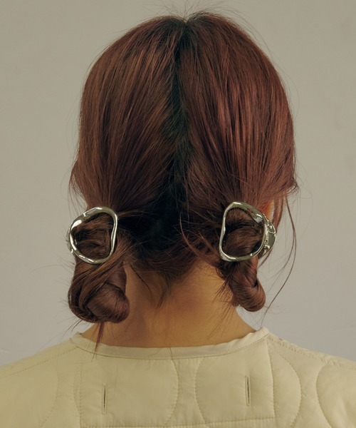 GOLDY（ゴールディ）の「カーム トライアングル バンス クリップ（バレッタ/ヘアクリップ・レディース・シルバー/ゴールド/シルバー系その他/ゴールド系その他/ブラック・FREE）」の19枚目の写真