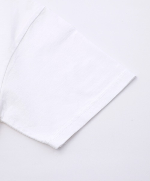 X-girl（エックスガール）の「NO IDEA S/S TEE（Tシャツ/カットソー・レディース・ホワイト/ライトパープル/チャコール・S/M/L/XL）」の7枚目の写真