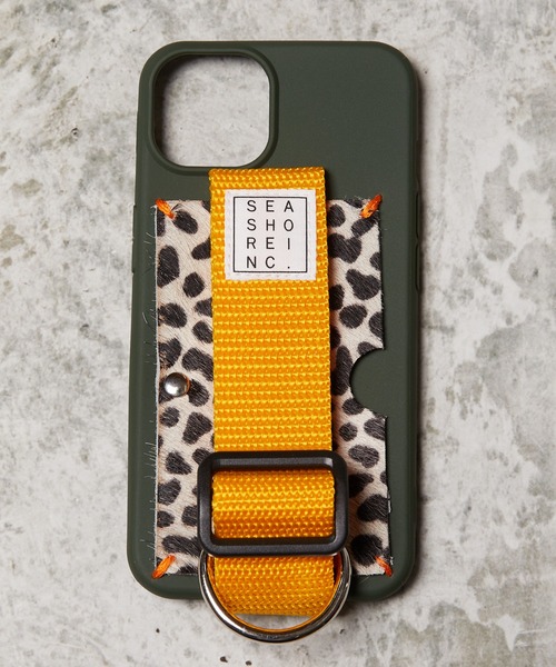 FREAK'S STORE（フリークスストア）の「【限定展開】 SEASHORE INC./シーショア インク iPhoneケース/iPhone13/13mini/13Pro/13Pro Max（スマホケース/カバー・メンズ・ブラック/ダークブラウン/パープル/ネイビー/ブラウン/レッド/サックスブルー/ピンク/グリーン/カモフラージュ/ピンク系その他/ライトピンク/その他15/レンガ/オリーブ/ベージュ/グレー/レオパード・SMALL/MEDIUM/LARGE/X-LARGE）」の8枚目の写真