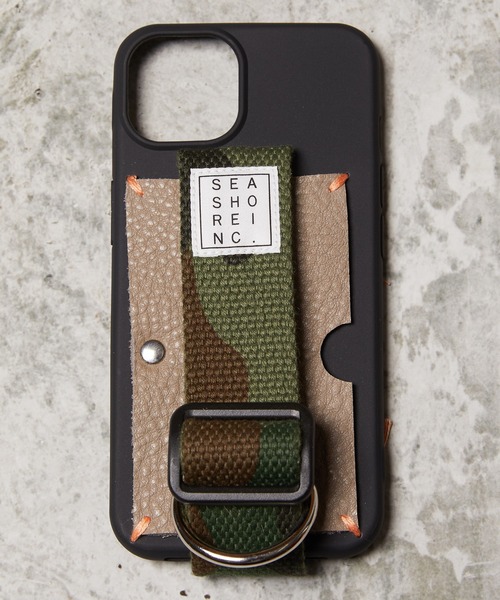 FREAK'S STORE（フリークスストア）の「【限定展開】 SEASHORE INC./シーショア インク iPhoneケース/iPhone13/13mini/13Pro/13Pro Max（スマホケース/カバー・メンズ・ブラック/ダークブラウン/パープル/ネイビー/ブラウン/レッド/サックスブルー/ピンク/グリーン/カモフラージュ/ピンク系その他/ライトピンク/その他15/レンガ/オリーブ/ベージュ/グレー/レオパード・SMALL/MEDIUM/LARGE/X-LARGE）」の16枚目の写真