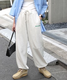Snap club | 【snap club】裏毛ワンポイント刺繍ロゴ スウェットパンツ(スウェットパンツ)