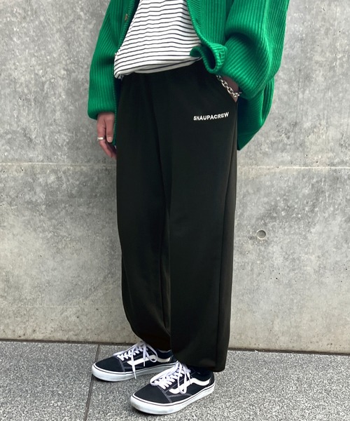 Snap club（スナップクラブ）の「【Snap club】裏毛ワンポイント刺繍ロゴ スウェットパンツ（スウェットパンツ・メンズ・ライトグレー/グリーン/イエロー/パープル/ブラック・FREE）」の6枚目の写真