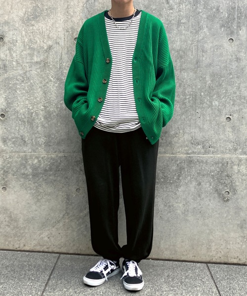 Snap club（スナップクラブ）の「【Snap club】裏毛ワンポイント刺繍ロゴ スウェットパンツ（スウェットパンツ・メンズ・ライトグレー/グリーン/イエロー/パープル/ブラック・FREE）」の9枚目の写真