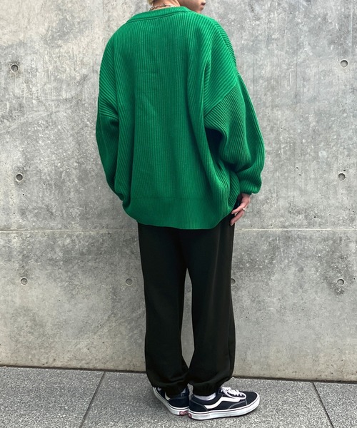 Snap club（スナップクラブ）の「【Snap club】裏毛ワンポイント刺繍ロゴ スウェットパンツ（スウェットパンツ・メンズ・ライトグレー/グリーン/イエロー/パープル/ブラック・FREE）」の11枚目の写真