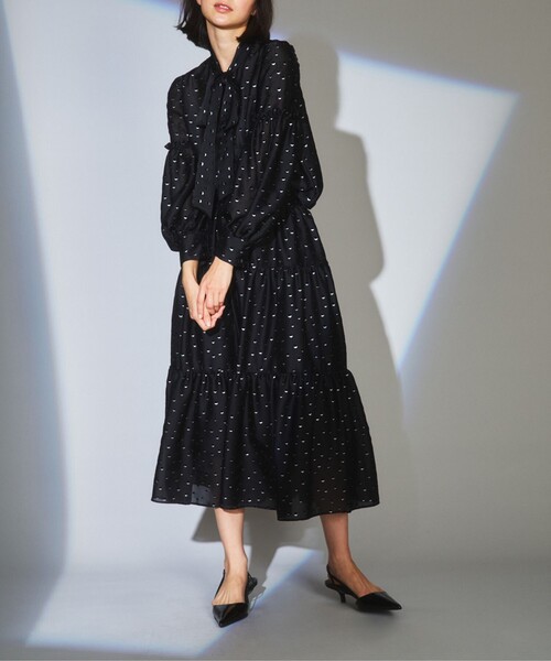 Diagram（ダイアグラム）の「ドットラメフロッキースカート（スカート・レディース・ブラック・38/36）」の16枚目の写真