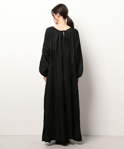 notch.（ノッチ）の「ギャザーマキシワンピース（ワンピース・レディース・ブラック/ベージュ・M/TM）」の4枚目の写真