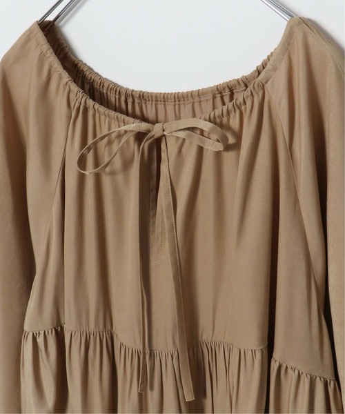 notch.（ノッチ）の「ギャザーマキシワンピース（ワンピース・レディース・ブラック/ベージュ・M/TM）」の22枚目の写真