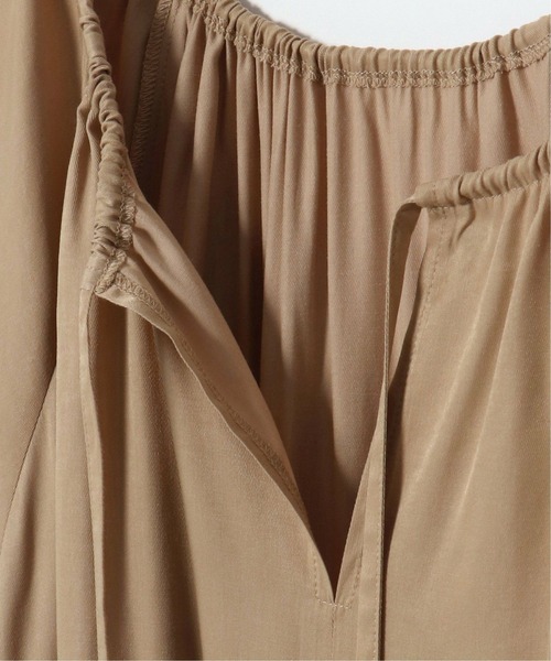 notch.（ノッチ）の「ギャザーマキシワンピース（ワンピース・レディース・ブラック/ベージュ・M/TM）」の21枚目の写真