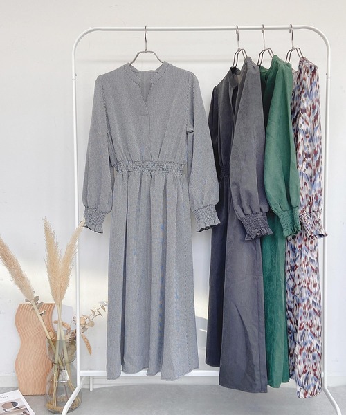 買取 定価 Know Know As シャーリングスキッパーワンピース アウトレットモール