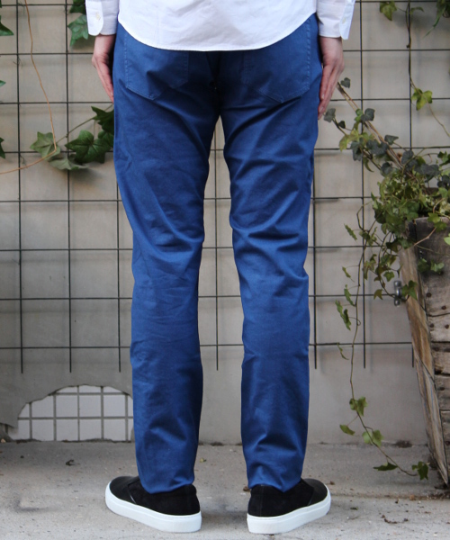 417 EDIFICE（フォーワンセブンエディフィス）の「◇Wコアツイルストレッチスキニー5Pパンツ（チノパンツ・メンズ・ブラック/カーキ/ブルー/ネイビー・SMALL/LARGE/X-LARGE/MEDIUM）」の6枚目の写真