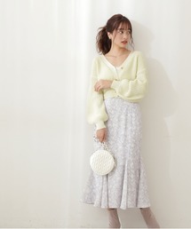 PROPORTION BODY DRESSING | フラワープリントマーメイドスカート / 1212120103(スカート)