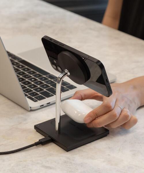 Native Union（ネイティブユニオン）の「＜NATIVE UNION（ネイティブ ユニオン）＞ マルチデバイス対応 マグネット式充電スタンド（スマホグッズ・レディース・ブラック・FREE）」の16枚目の写真