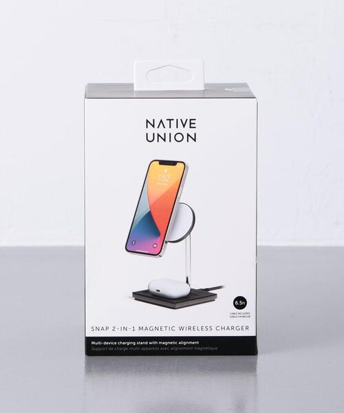Native Union（ネイティブユニオン）の「＜NATIVE UNION（ネイティブ ユニオン）＞ マルチデバイス対応 マグネット式充電スタンド（スマホグッズ・レディース・ブラック・FREE）」の13枚目の写真