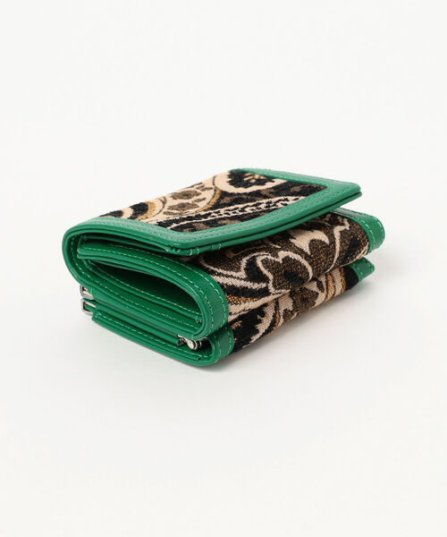 Ray BEAMS(レイビームス)の「BEAURE × Ray BEAMS / 別注 ゴブラン ウォレット(財布・レディース・オレンジ/グリーン・ONE SIZE)」の9枚目の写真