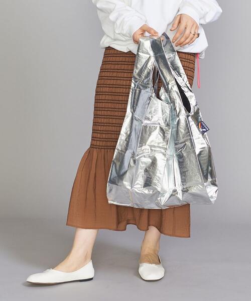 BAGGU（バグー）の「＜BAGGU＞SPACE メタリック ポケッタブルバッグ/STANDARD（エコバッグ/サブバッグ・レディース・シルバー・FREE）」の1枚目の写真
