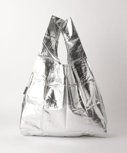 BAGGU（バグー）の「＜BAGGU＞SPACE メタリック ポケッタブルバッグ/STANDARD（エコバッグ/サブバッグ・レディース・シルバー・FREE）」の2枚目の写真
