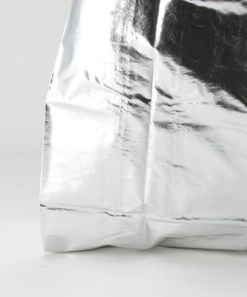 BAGGU（バグー）の「＜BAGGU＞SPACE メタリック ポケッタブルバッグ/STANDARD（エコバッグ/サブバッグ・レディース・シルバー・FREE）」の6枚目の写真