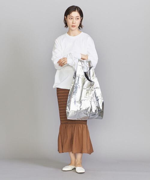 BAGGU（バグー）の「＜BAGGU＞SPACE メタリック ポケッタブルバッグ/STANDARD（エコバッグ/サブバッグ・レディース・シルバー・FREE）」の9枚目の写真