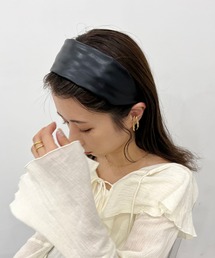 CAPRICIEUX LE'MAGE | エコレザーワイドカチューシャ(カチューシャ)