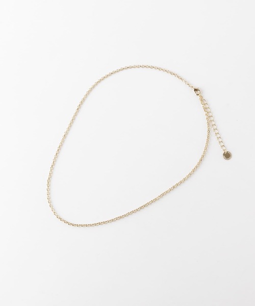 URBAN RESEARCH DOORS（アーバンリサーチドアーズ）の「ハーフラウンドチェーンショートネックレス（ネックレス・レディース・シルバー/ゴールド・ONE）」の3枚目の写真