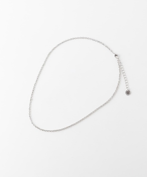 URBAN RESEARCH DOORS（アーバンリサーチドアーズ）の「ハーフラウンドチェーンショートネックレス（ネックレス・レディース・シルバー/ゴールド・ONE）」の6枚目の写真