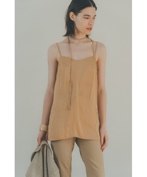 CLANE | SLANT ARRANGE RIBBON CAMISOLE(キャミソール)