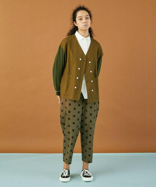 FRAPBOIS(フラボア)の「ドットスラックス(その他パンツ・レディース・グレー/カーキ・1/2/0/3)」の18枚目の写真