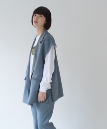 La SRIC | La SRIC / サイドZIPテーラードベスト【セットアップ可】(ベスト)