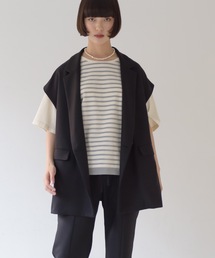 La SRIC | La SRIC / サイドZIPテーラードベスト【セットアップ可】(ベスト)