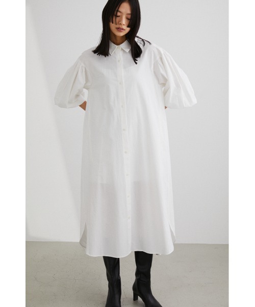 STYLEMIXER（スタイルミキサー）の「バックギャザーシャツワンピース