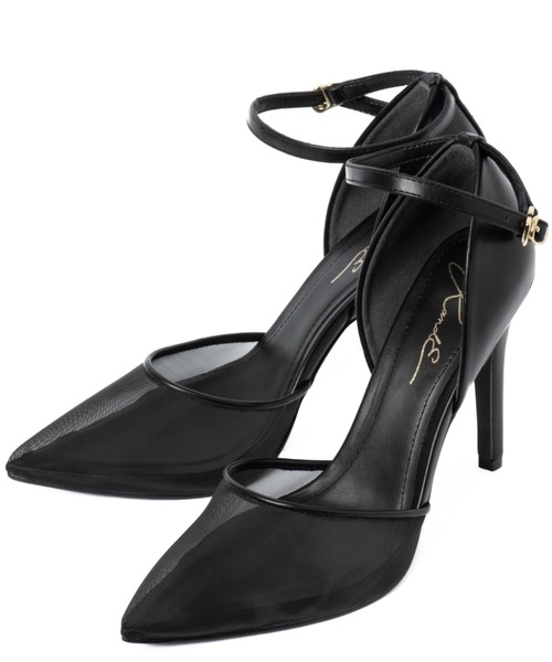 R&E(アールアンドイー)の「【22SS新作】【R&E】シアーセパレートヒールパンプス(パンプス・レディース・ブラック・22.5cm/23.5cm/24.5cm/23.0cm/24.0cm/22.0cm)」の7枚目の写真