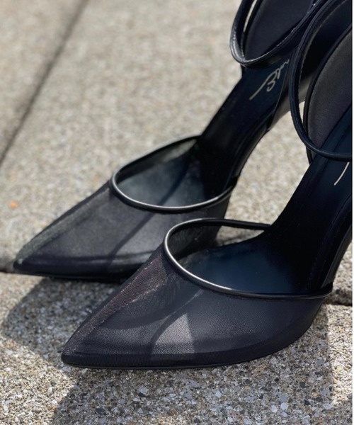 R&E(アールアンドイー)の「【22SS新作】【R&E】シアーセパレートヒールパンプス(パンプス・レディース・ブラック・22.5cm/23.5cm/24.5cm/23.0cm/24.0cm/22.0cm)」の8枚目の写真