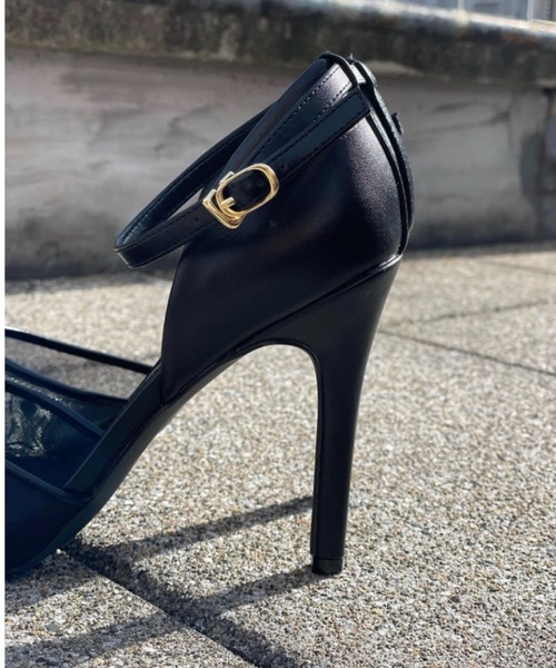 R&E(アールアンドイー)の「【22SS新作】【R&E】シアーセパレートヒールパンプス(パンプス・レディース・ブラック・22.5cm/23.5cm/24.5cm/23.0cm/24.0cm/22.0cm)」の10枚目の写真