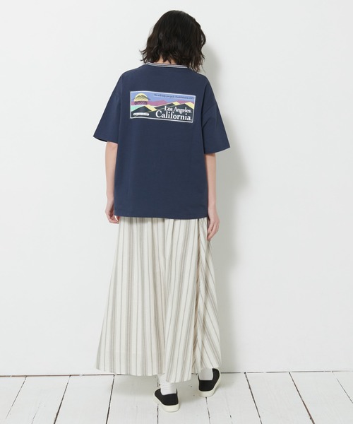 OUTDOOR PRODUCTS(アウトドアプロダクツ)の「【OUTDOOR PRODUCTS/アウトドアプロダクツ】コットンリネンストライプフレアスカート(スカート・レディース・ベージュ/カーキ/ライトグレー/アイボリー・MEDIUM)」の22枚目の写真