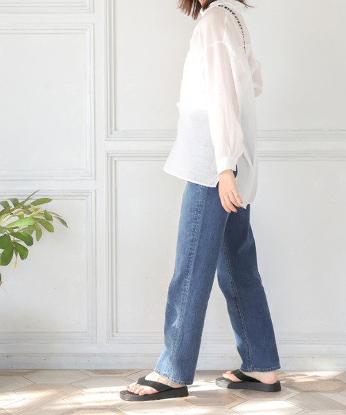 VIVIAN（ヴィヴィアン）の「厚底トングサンダル（サンダル・レディース・ホワイト/ブラック/グリーン/ゼブラ・LL/S/M/L）」の19枚目の写真