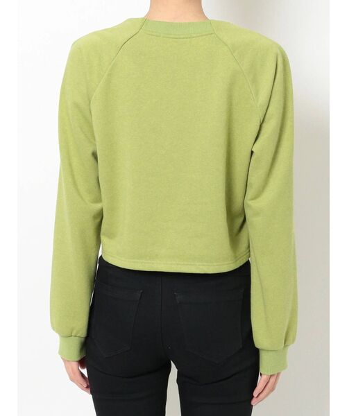 EMODA（エモダ）の「タックスリーブコンパクトトップ（Tシャツ/カットソー・レディース・ブラック/ホワイト/ライム・FREE）」の15枚目の写真