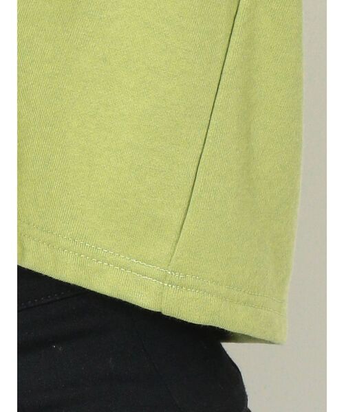EMODA（エモダ）の「タックスリーブコンパクトトップ（Tシャツ/カットソー・レディース・ブラック/ホワイト/ライム・FREE）」の6枚目の写真